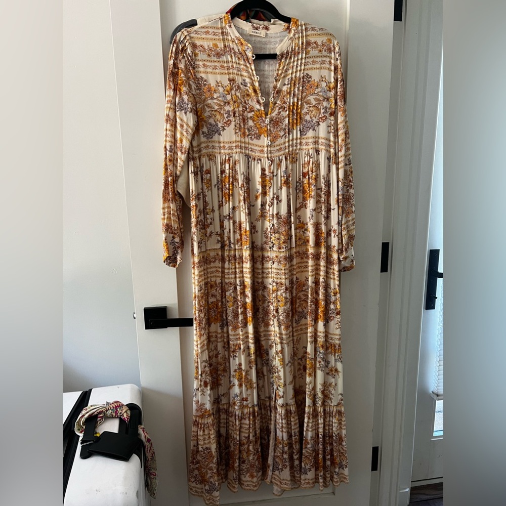 SPELL maxi dress perfect fall dress size XS